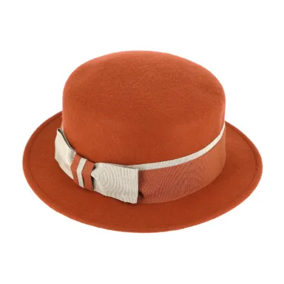 Canotier Feutre laine Rouille - Fiebig