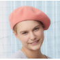 Béret Paris Laine Merinos Corail - Heritage by Laulhère