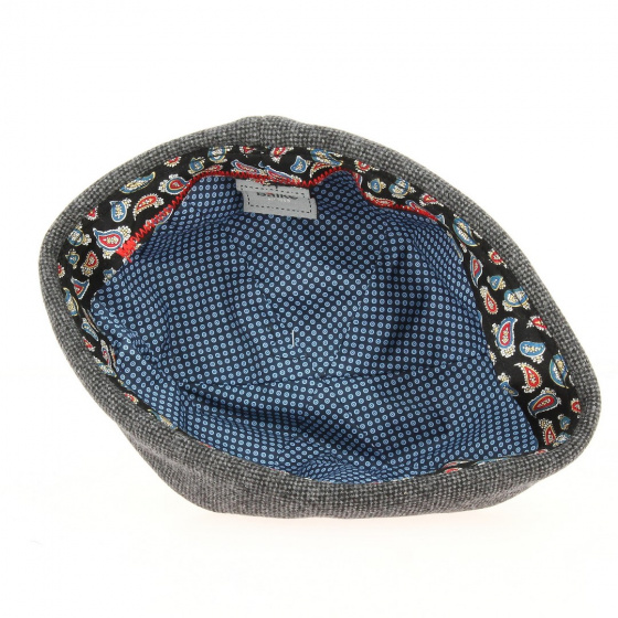 Bonnet Docker Tweed Laine Gris - Traclet Bonnet Docker Tweed Laine Gris - Traclet