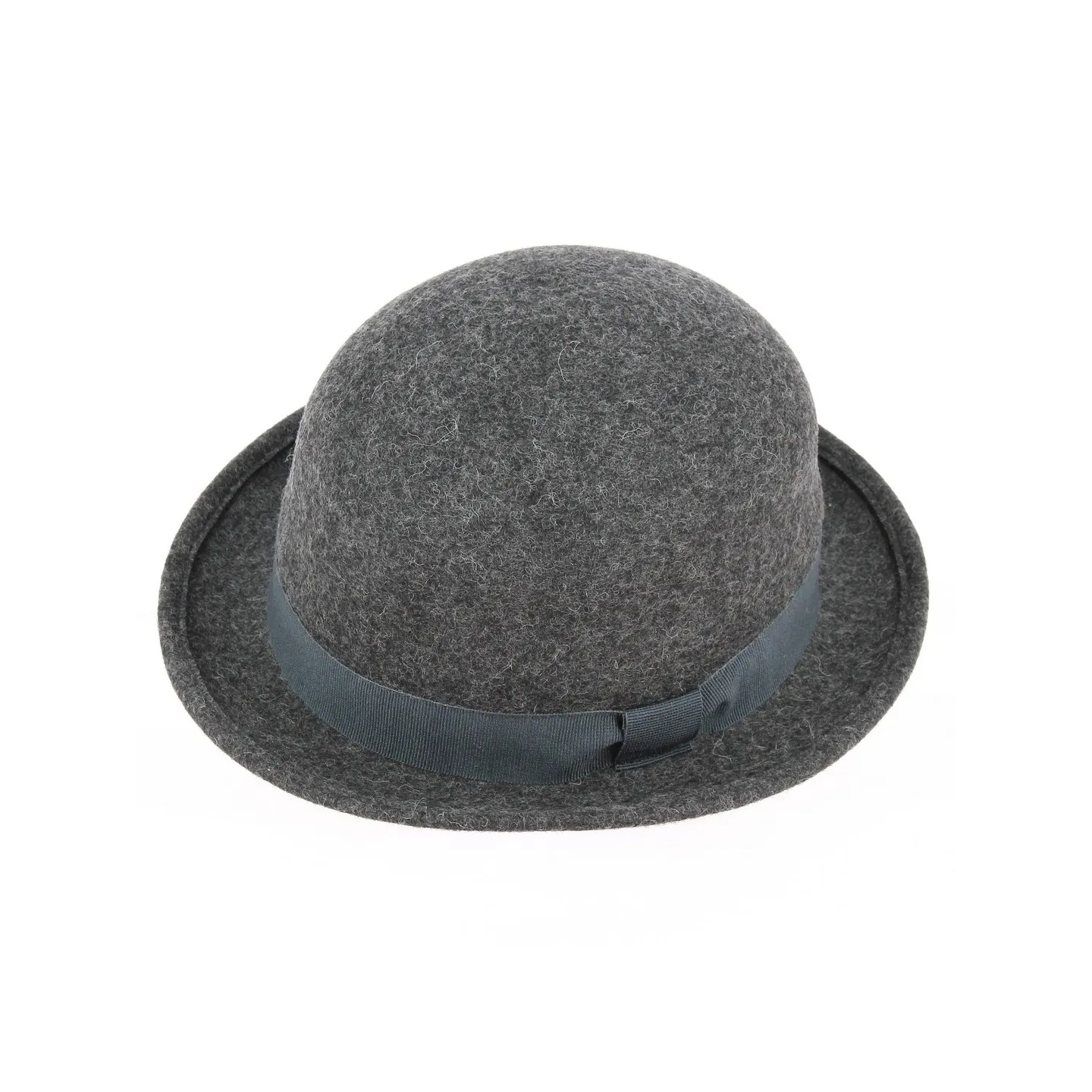 Chapeau Melon Sloven Feutre Laine Anthracite - Traclet