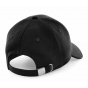 Black Wool Baseball Cap - Traclet