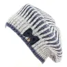 Elvira Women's Blue and Grey Beret - Traclet