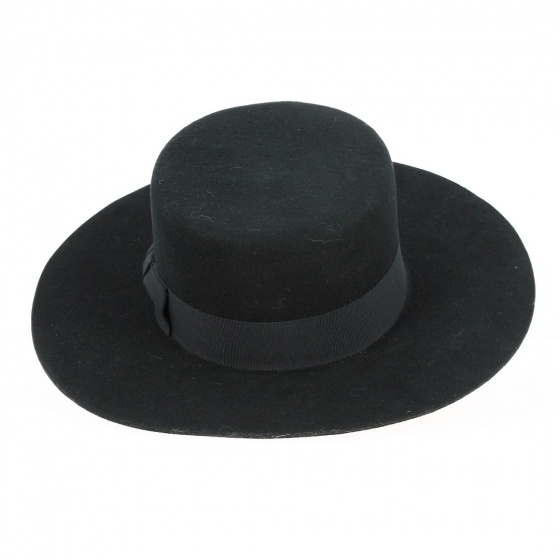 Cordobes Andalou Black Wool Felt - Traclet