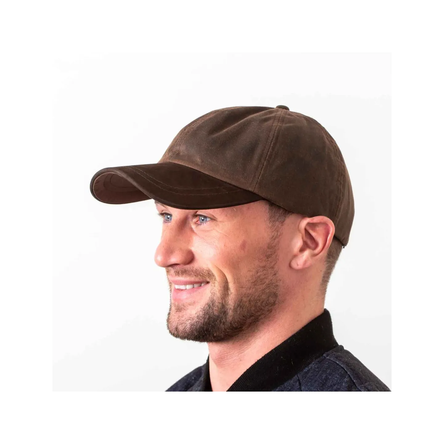 Brown oiled cap - Hatman