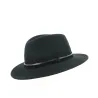 Chapeau Traveller Nantes Feutre Noir Imperméable - Traclet Reference : 17555 | Chapellerie Traclet