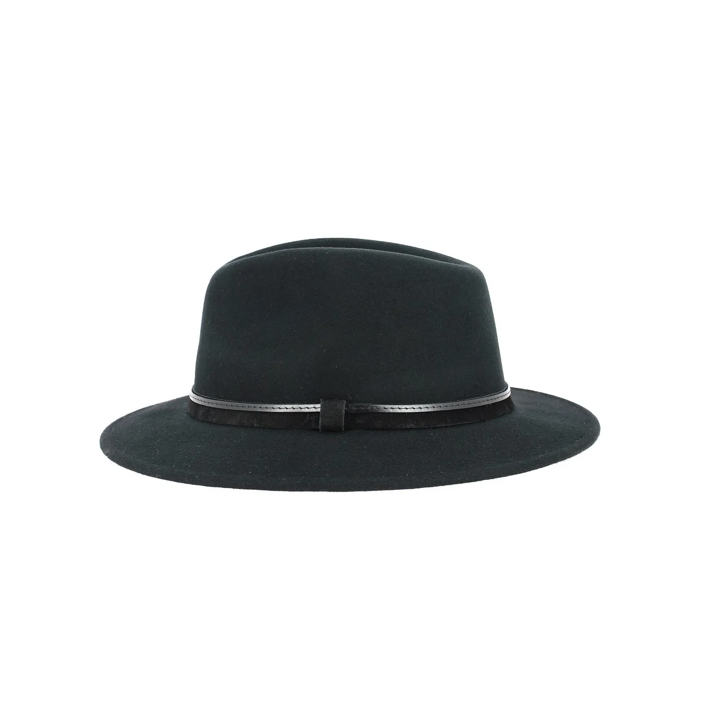 Chapeau Traveller Nantes Feutre Noir Imperméable - Traclet Reference : 17555 | Chapellerie Traclet