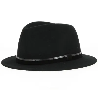 Traveller Siene Waterproof Felt Hat Black - Traclet
