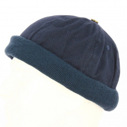 Docker Wexham Cotton Navy Hat - Traclet