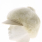 Gavroche Ivanna Faux Fur Ecru Cap - Traclet