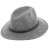 Chapeau Traveller Ambierle Feutre Laine Anthracite - Traclet