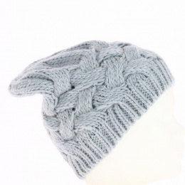 Sky Blue Oversize Beanie - Traclet