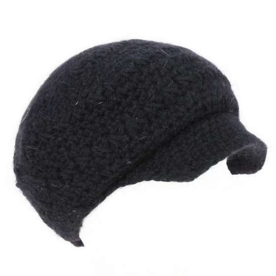Angora Newsboy Cap - Traclet
