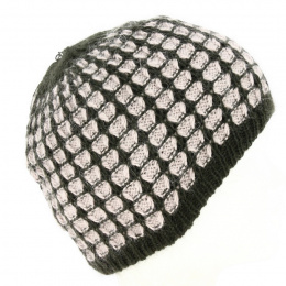Bonnet Abeille Bicolore Angora Kaki - Traclet