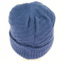 Bonnet Angora Point Mousse Bleu - Traclet