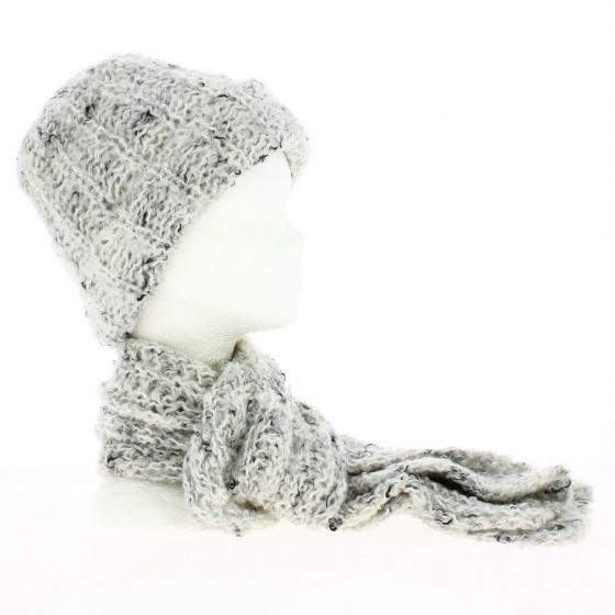 Ensemble Bonnet Echarpe Acrylique - Traclet Ensemble Bonnet Echarpe Acrylique - Traclet