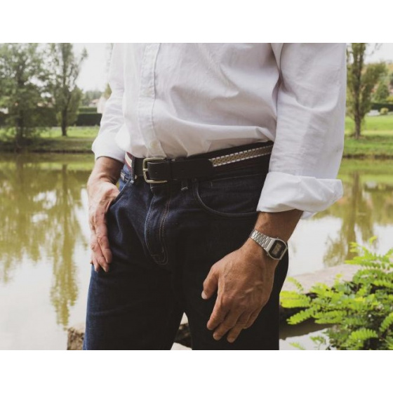 Elastic Patterned Belt Made in France - Traclet