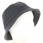 Bob Imitation Leather Black Anthracite-colored fleece lining - Traclet