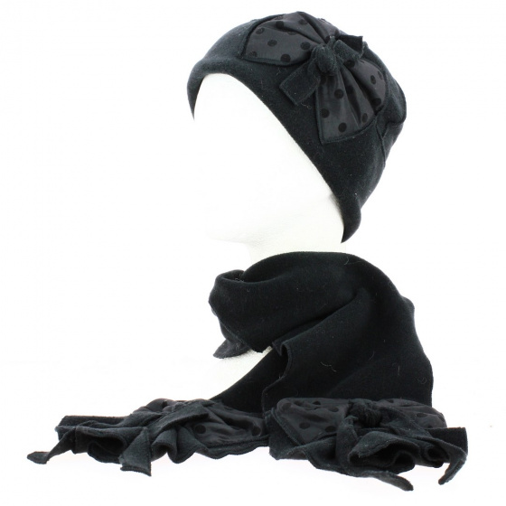 Ensemble Bonnet et Echarpe Chloé - Traclet Ensemble Bonnet et Echarpe Chloé - Traclet