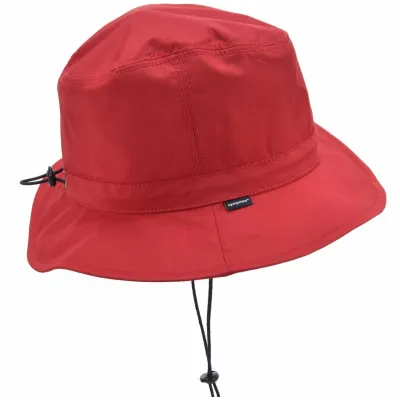 Red Sympatex® Rain Hat - Seeberger Reference: 17437 | Traclet Hat Shop