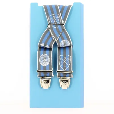 Bretelles Golf Bicolore gris et bleu - Traclet