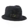 Chapeau Trilby Angora Noir- Traclet