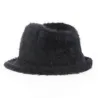 Chapeau Trilby Angora Noir- Traclet Reference : 3823 | Chapellerie Traclet