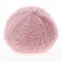 Pink Angora beret - Traclet