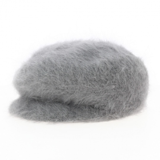 Casquette Gavroche Angora gris souris - Traclet Casquette Gavroche Angora gris souris - Traclet