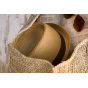 Camel Racou Straw Pork Pie Hat - Traclet