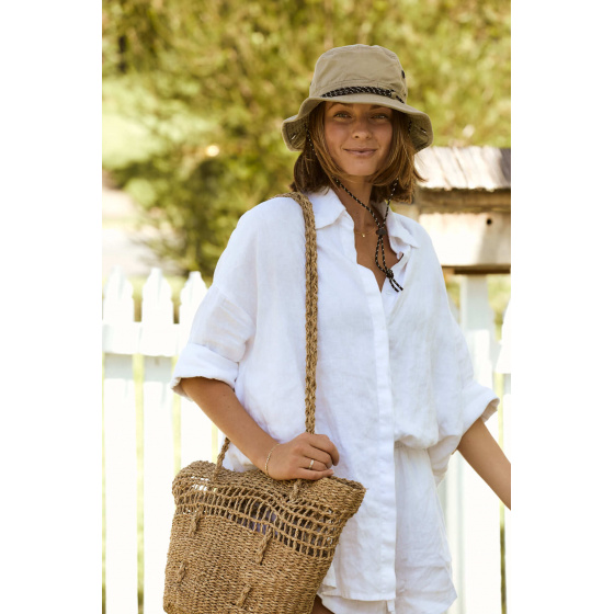 Beige Cotton Outdoor Hat - Conner Hats