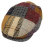 Tadoussac Patchwork Wool Flat Cap - Aussie Apparel
