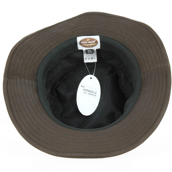 Kirwee Brown Sheepskin Leather Hat - Aussie Apparel Kirwee Brown Sheepskin Leather Hat - Aussie Apparel