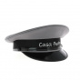 Customized grey chauffeur cap