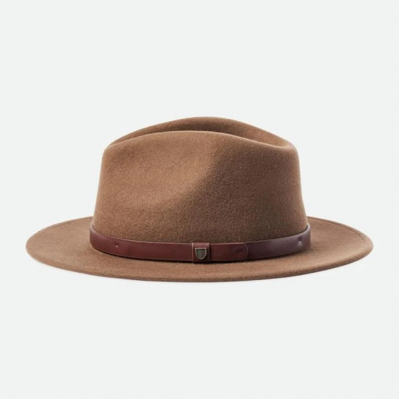 Chapeau Messer Feutre Laine Marron Foncé - Brixton Chapeau Messer Feutre Laine Marron Foncé - Brixton