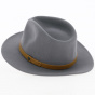 Fedora Messer Grey Wool Felt Hat - Brixton