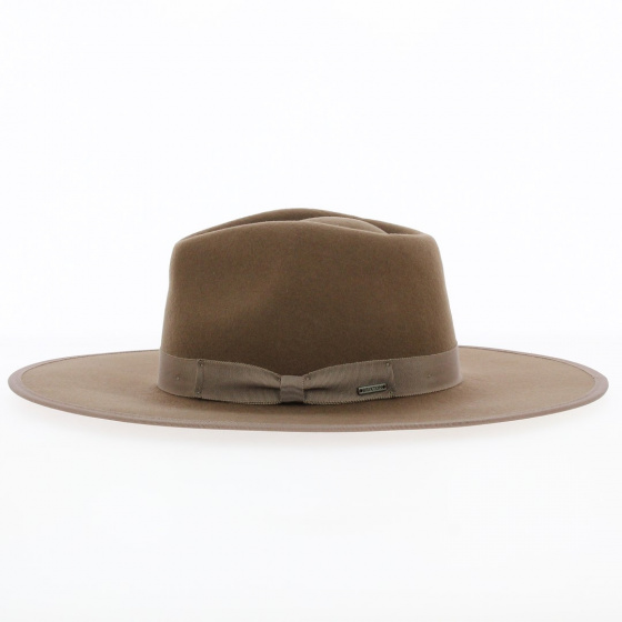 Chapeau Fedora Jo Rancher Feutre Bronze - Brixton Chapeau Fedora Jo Rancher Feutre Bronze - Brixton