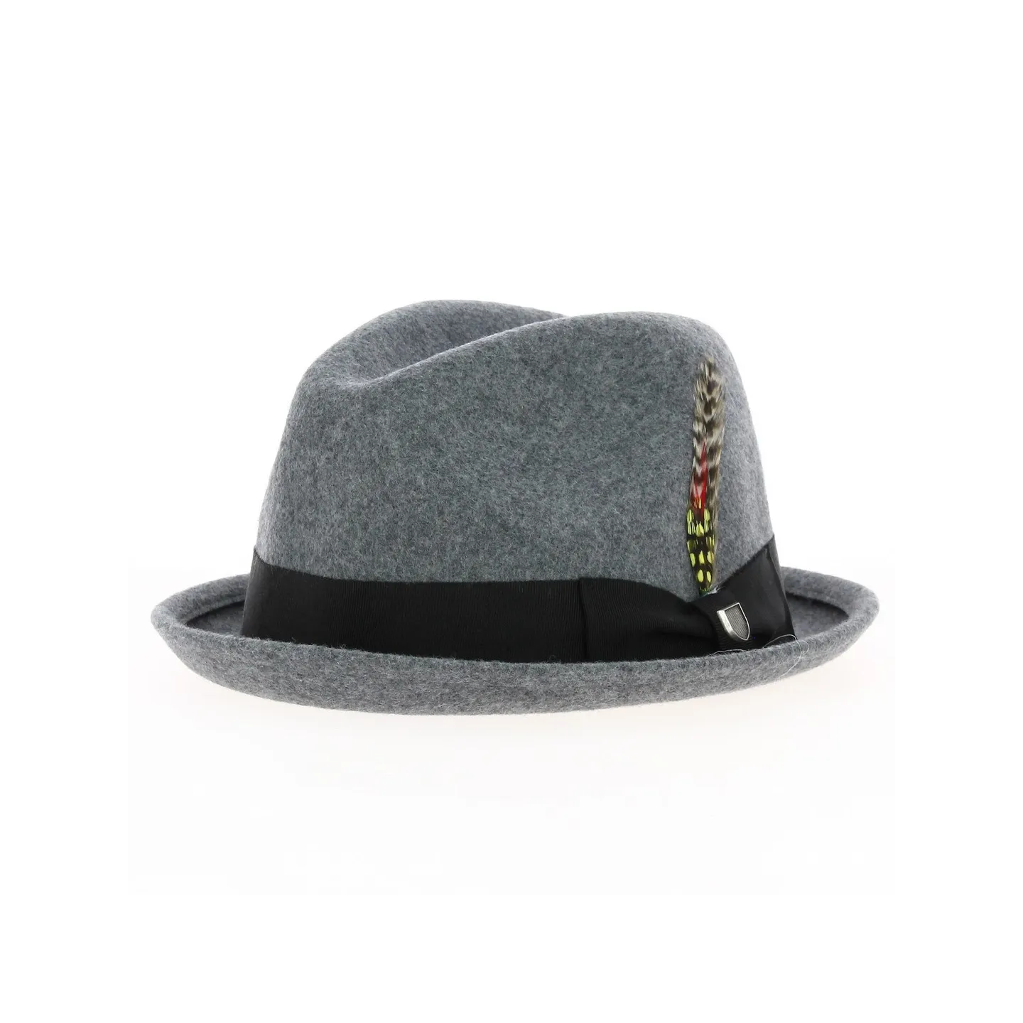 Chapeau Trilby Gain Gris chiné - Brixton