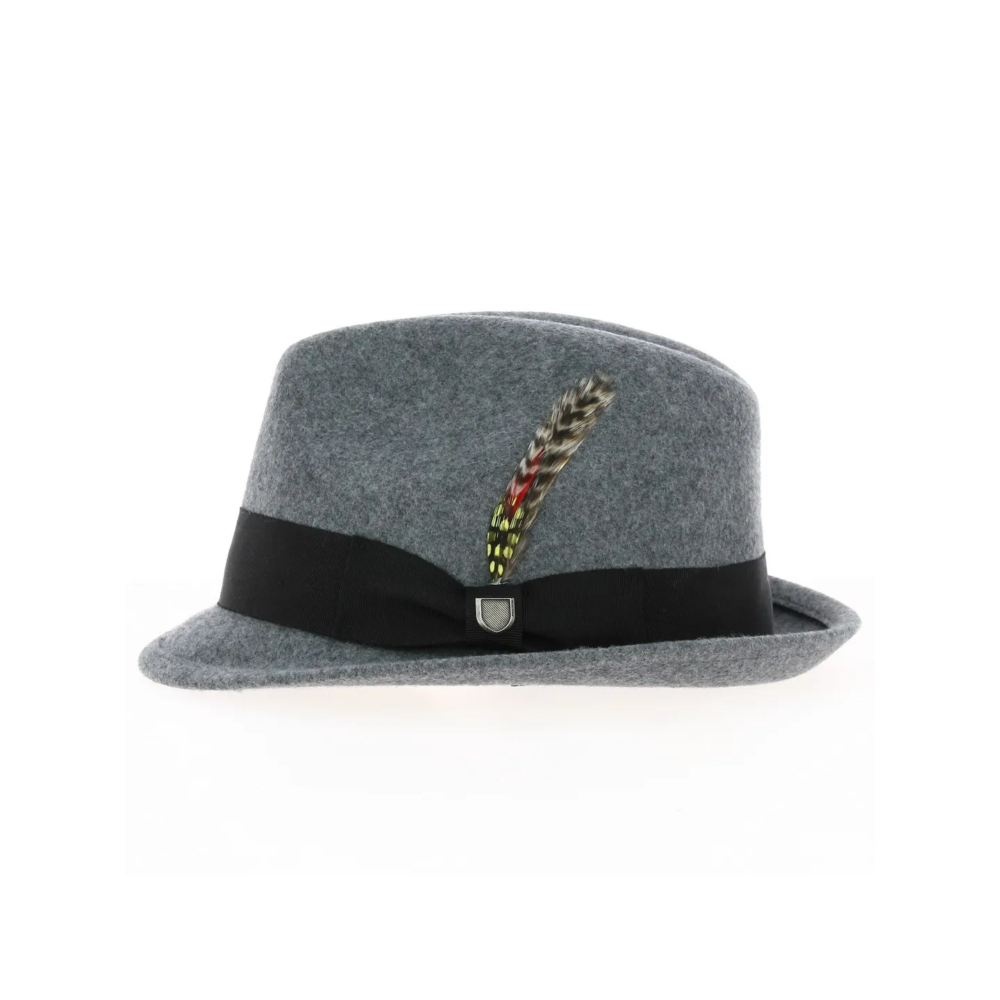 Chapeau Trilby Gain Gris chiné - Brixton