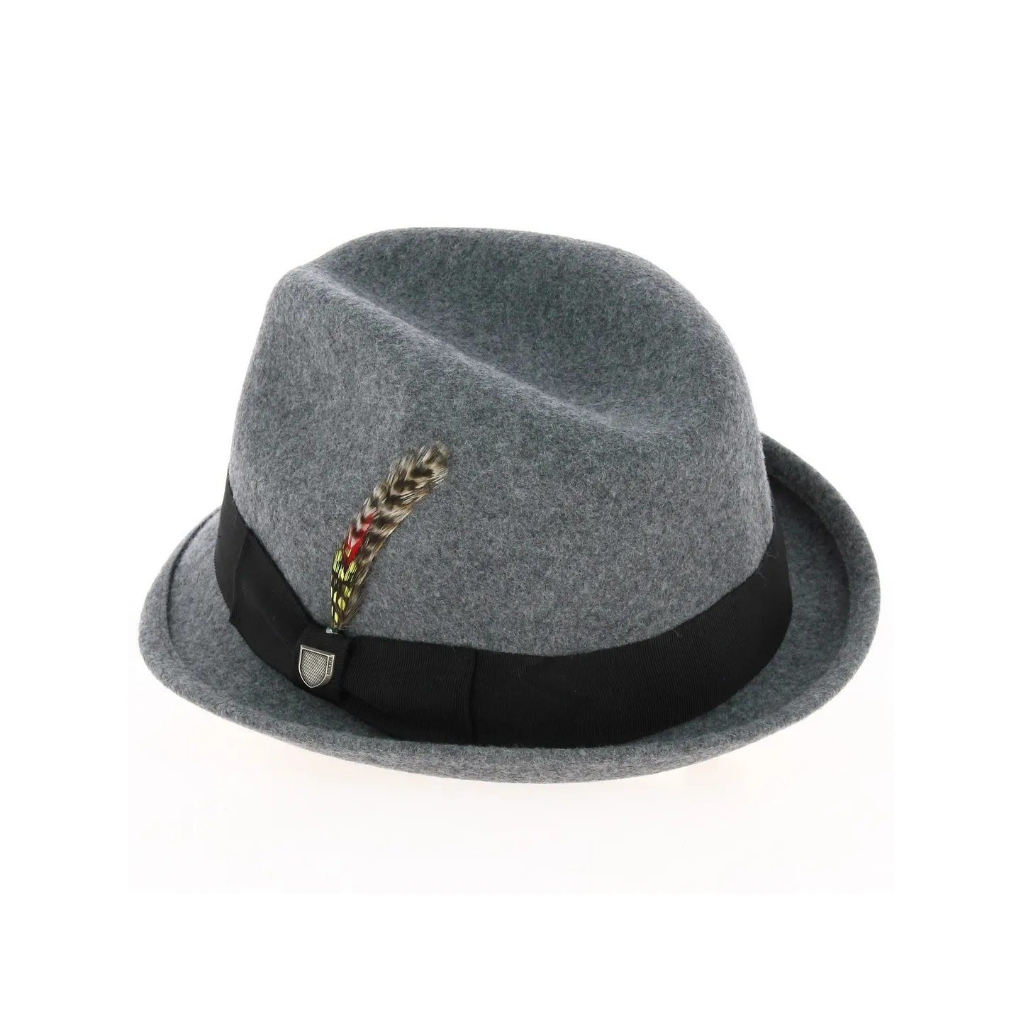 Chapeau Trilby Gain Gris chiné - Brixton