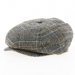 Brood Black and Orange Checkered Cap - Brixton