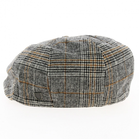 Brood Black and Orange Checkered Cap - Brixton