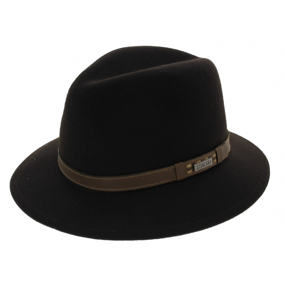 Chapeau De Chasse Soweto Noir - Crambes Chapeau De Chasse Soweto Noir - Crambes