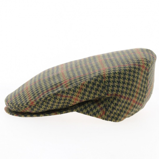 Green cashmere English cap - Traclet