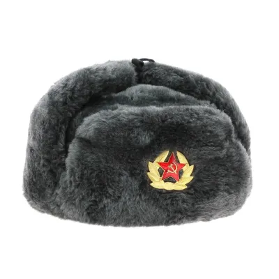 ussr ushanka faux fur - russian winter hat - buy sell ushanka ussr Reference: 17651 | Chapellerie Traclet