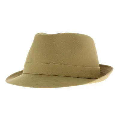 chapeau trilby coton coloris beige Reference : 3767 | Chapellerie Traclet