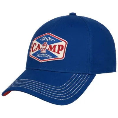 Casquette Baseball Camp Bleu - Stetson