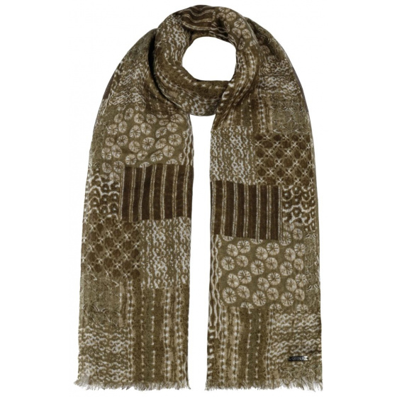 Green Summer Patchwork Scarf - Stetson Green Summer Patchwork Scarf - Stetson