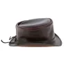 Chapeau Demi Haut de Forme Hampton Cuir - Head'nHome Reference : 17671| Chapellerie Traclet
