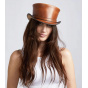 Hampton Half Top Hat Camel Leather - Head'nHome