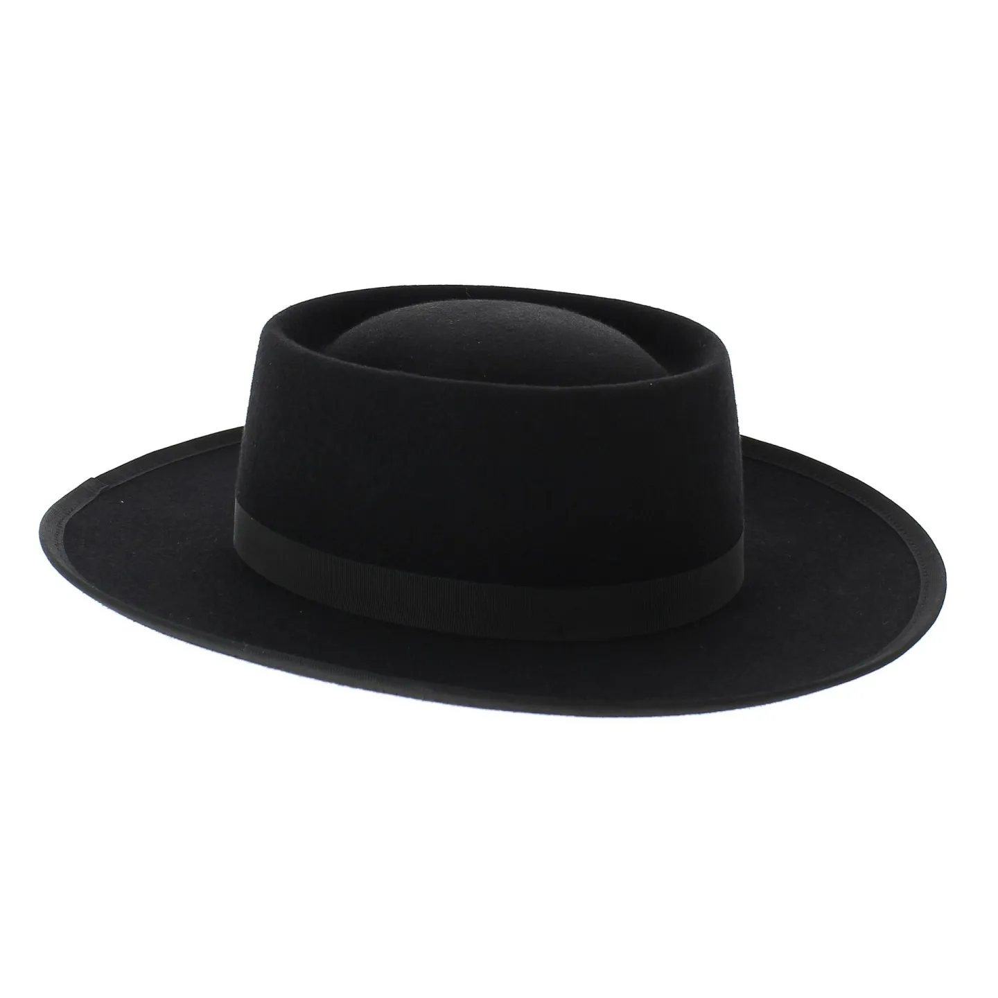 Alsatian Wide-Brimmed Hat - Gambler shape Reference: 17676 | Traclet Hat Shop